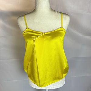 Derek Lam yellow spaghetti strap camisole Tank Top
